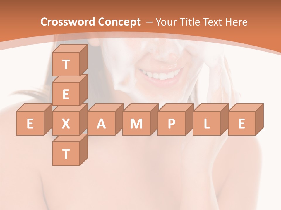 Complexion Woman Skin PowerPoint Template