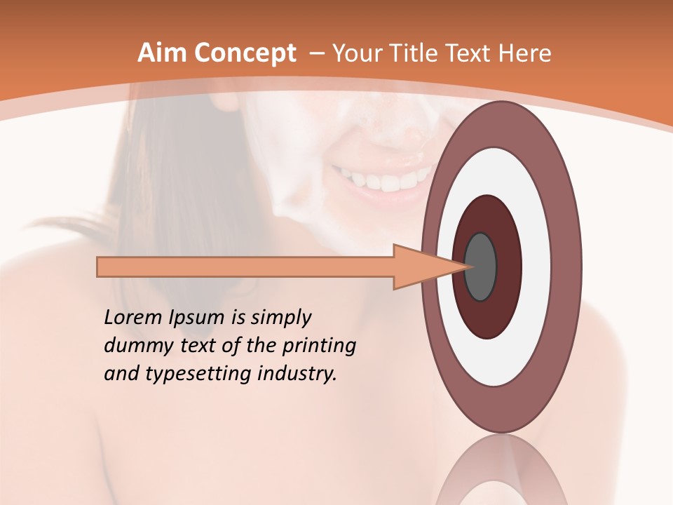 Complexion Woman Skin PowerPoint Template
