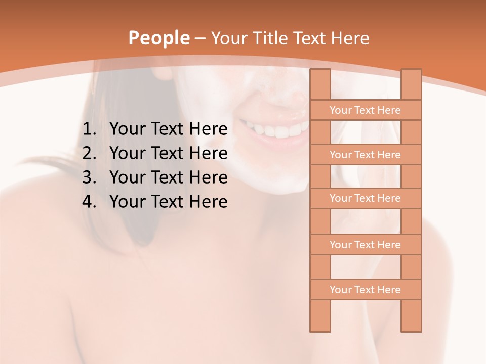 Complexion Woman Skin PowerPoint Template