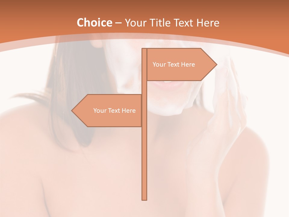 Complexion Woman Skin PowerPoint Template