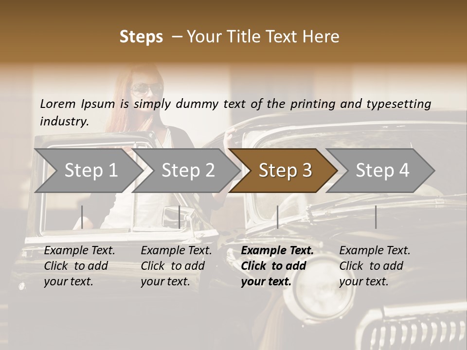 Transportation Pretty Tourist PowerPoint Template