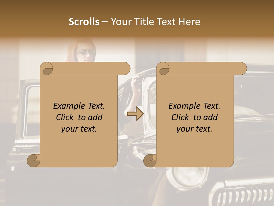 Transportation Pretty Tourist PowerPoint Template