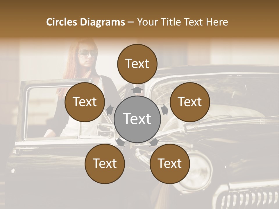 Transportation Pretty Tourist PowerPoint Template