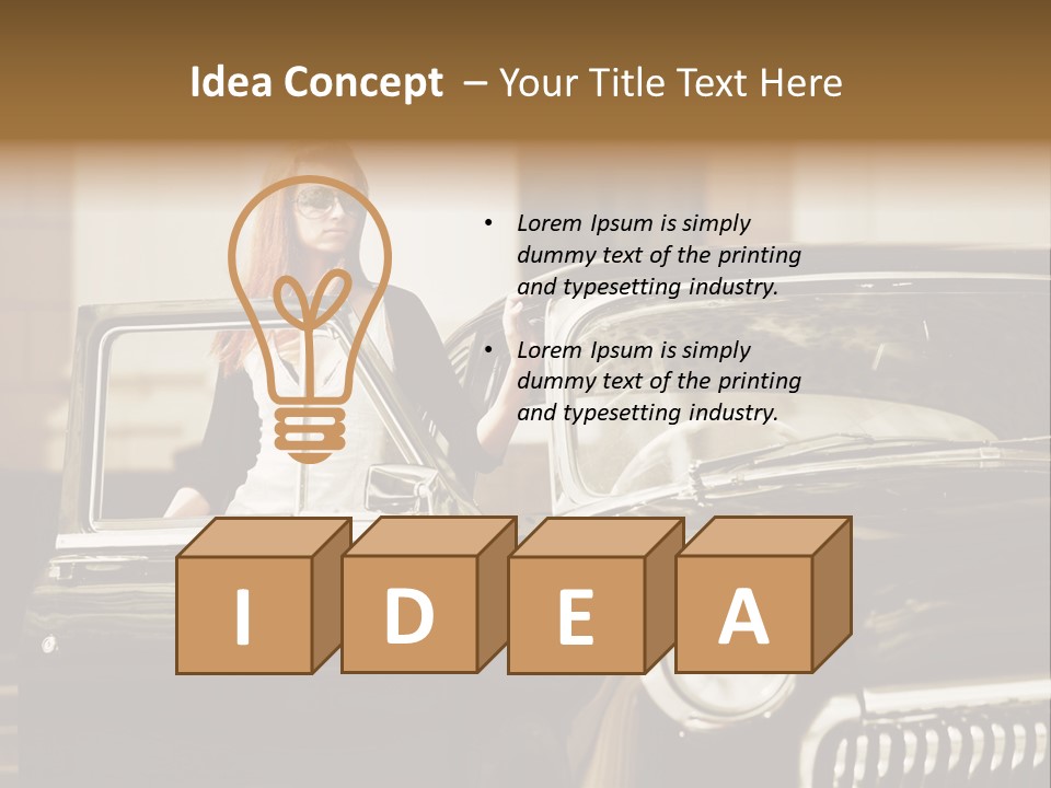 Transportation Pretty Tourist PowerPoint Template