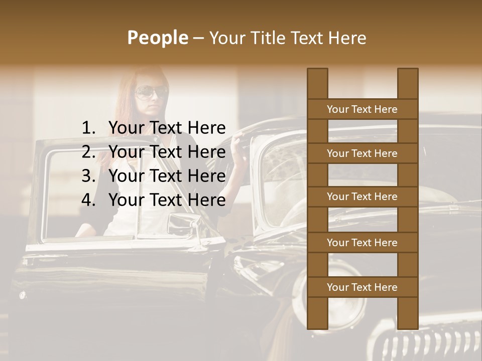 Transportation Pretty Tourist PowerPoint Template