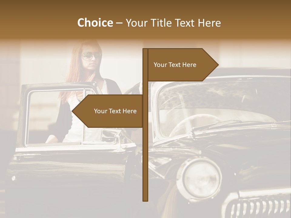 Transportation Pretty Tourist PowerPoint Template