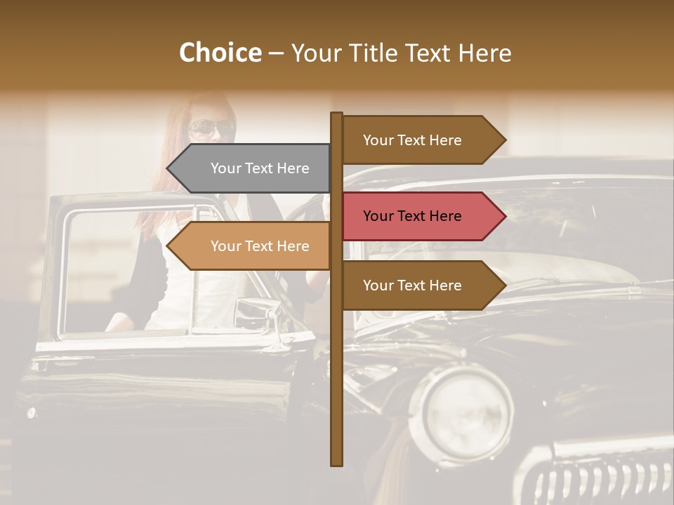 Transportation Pretty Tourist PowerPoint Template