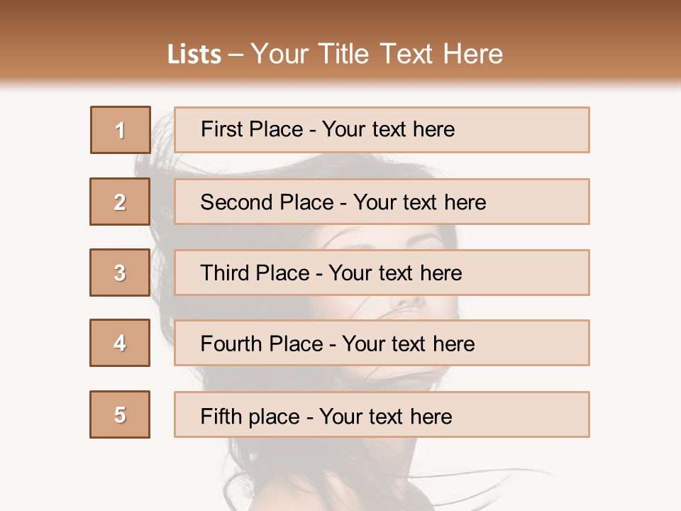 Model Sexy Studio PowerPoint Template