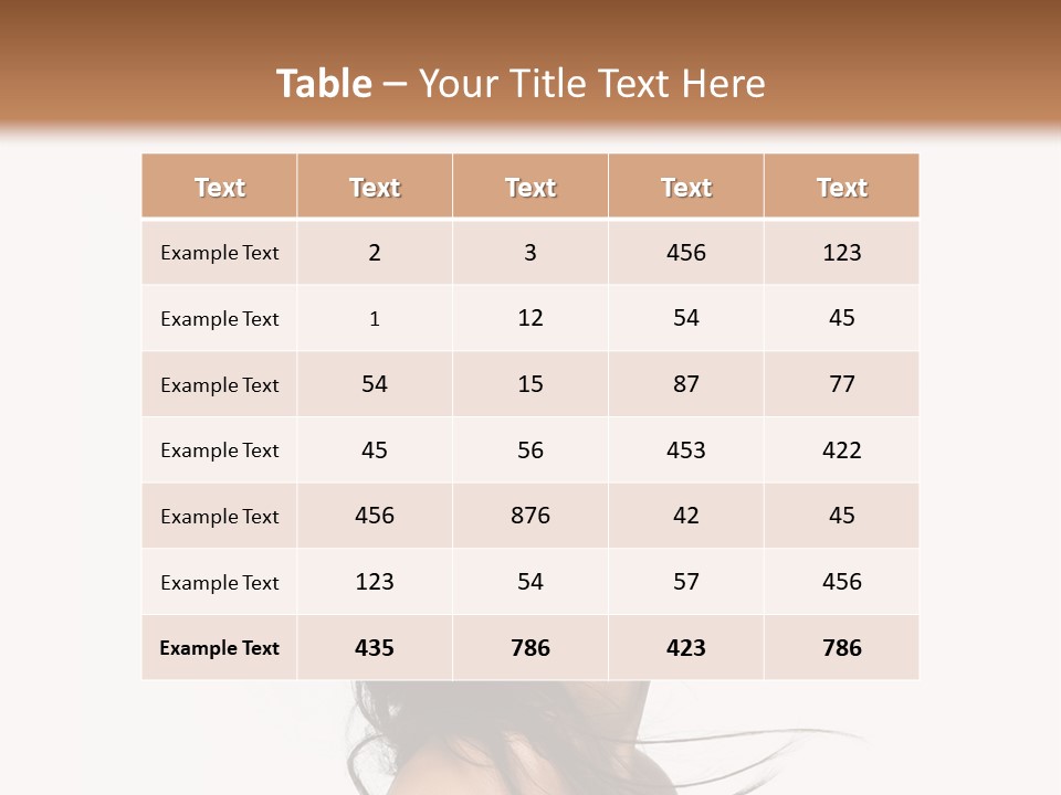 Model Sexy Studio PowerPoint Template