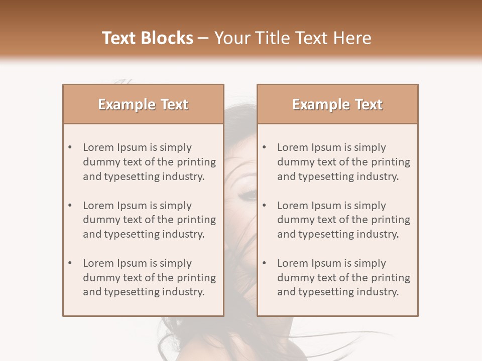 Model Sexy Studio PowerPoint Template