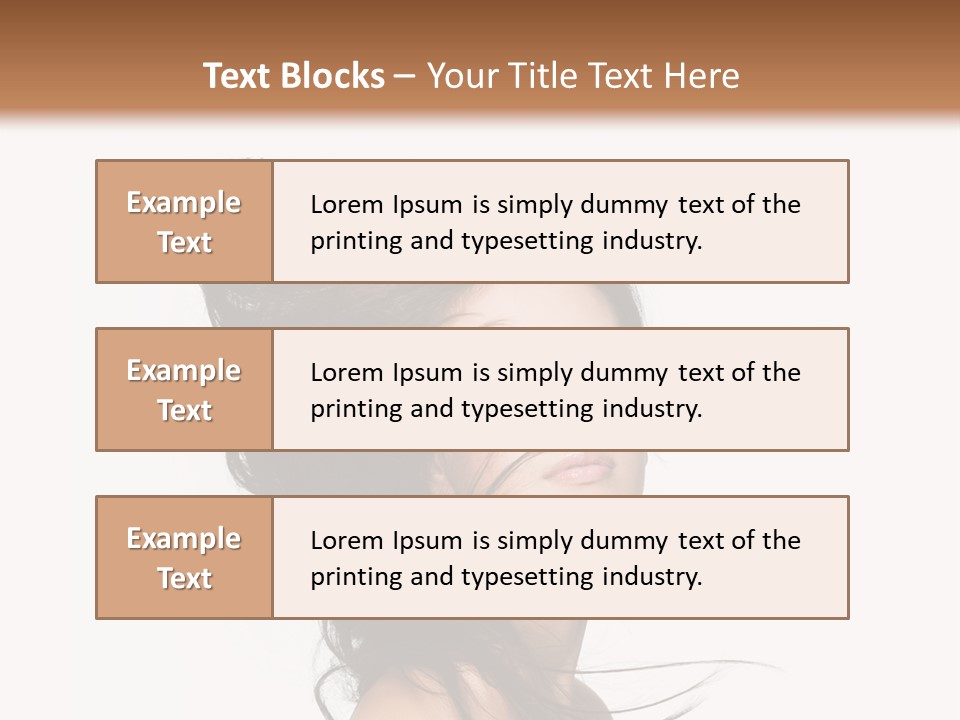 Model Sexy Studio PowerPoint Template