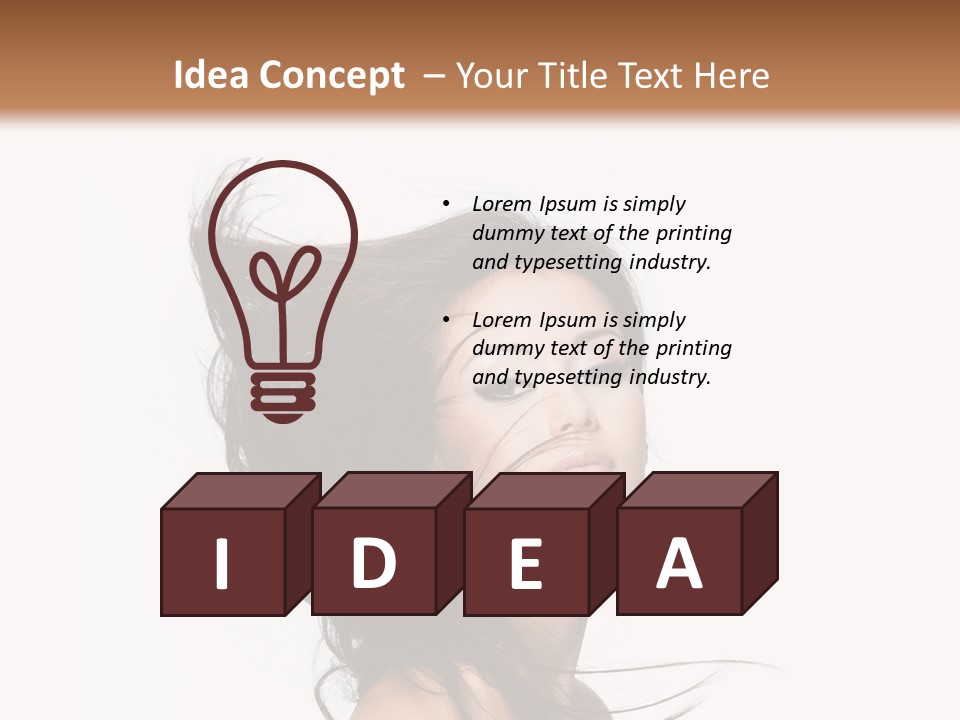 Model Sexy Studio PowerPoint Template