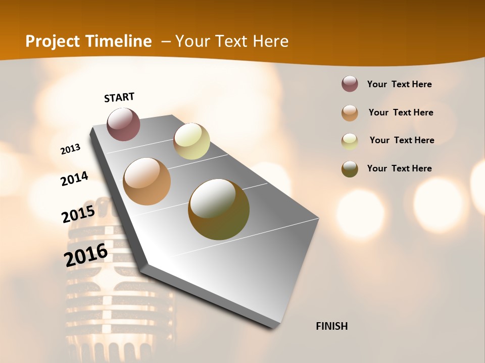 Branch Fruit Grape PowerPoint Template