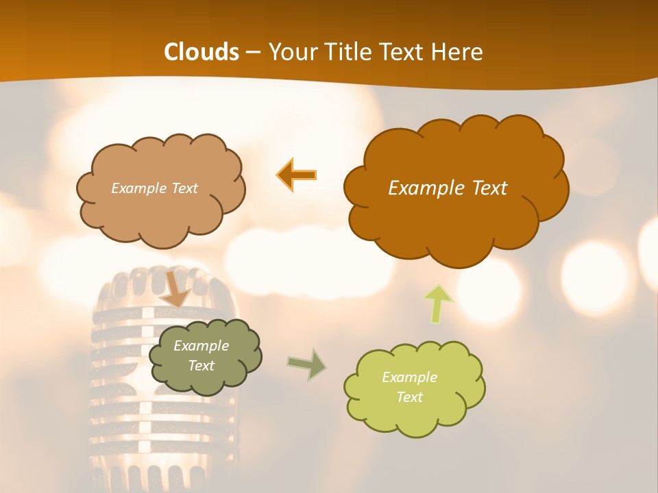 Branch Fruit Grape PowerPoint Template