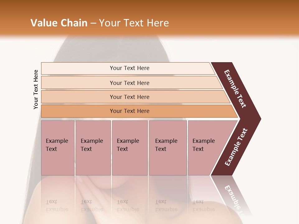 A Woman Smiling With Her Hands On Her Chest PowerPoint Template