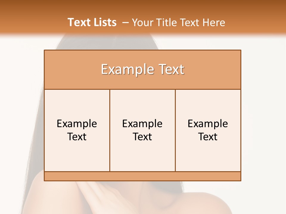 A Woman Smiling With Her Hands On Her Chest PowerPoint Template