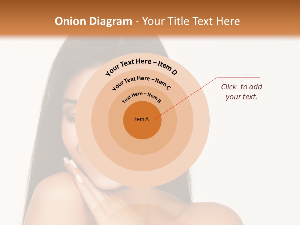 A Woman Smiling With Her Hands On Her Chest PowerPoint Template