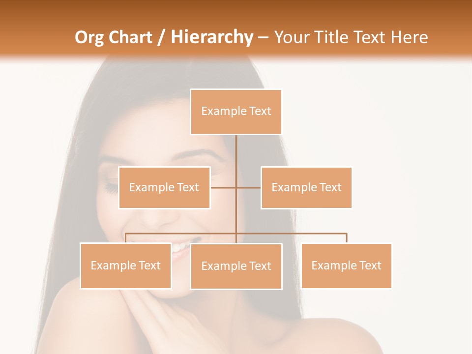 A Woman Smiling With Her Hands On Her Chest PowerPoint Template