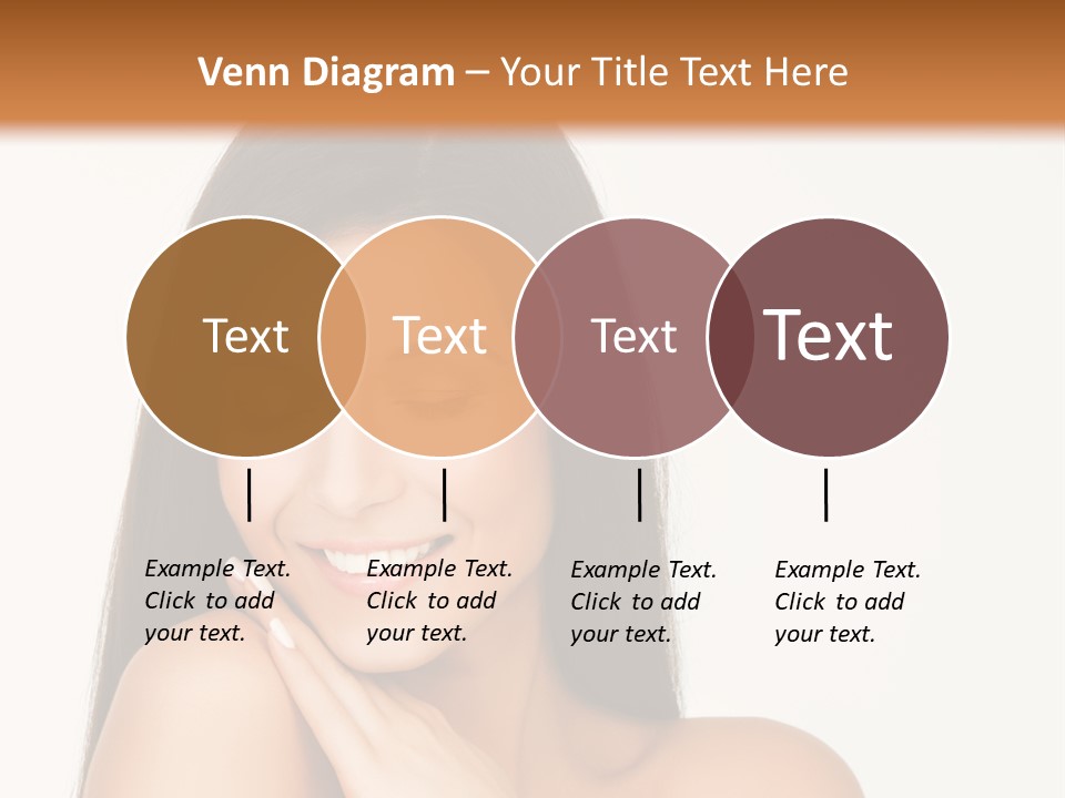 A Woman Smiling With Her Hands On Her Chest PowerPoint Template