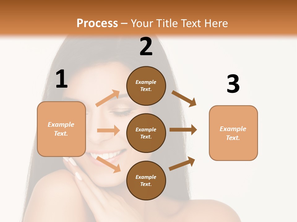 A Woman Smiling With Her Hands On Her Chest PowerPoint Template