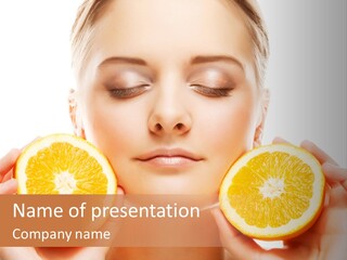 Vivid Closeup Skin PowerPoint Template