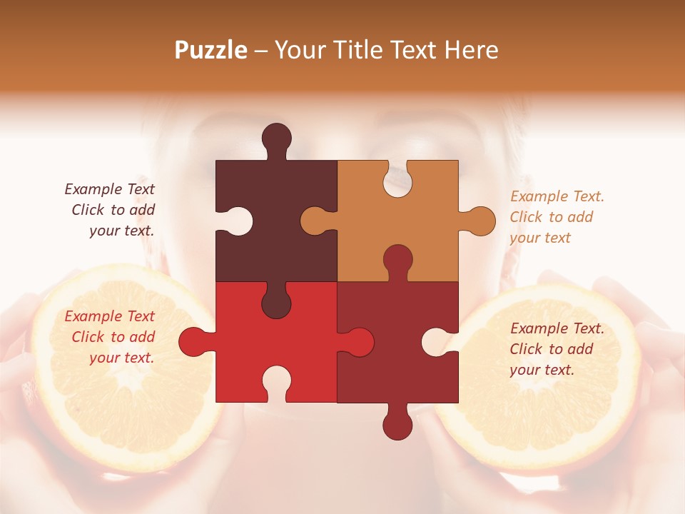 Vivid Closeup Skin PowerPoint Template