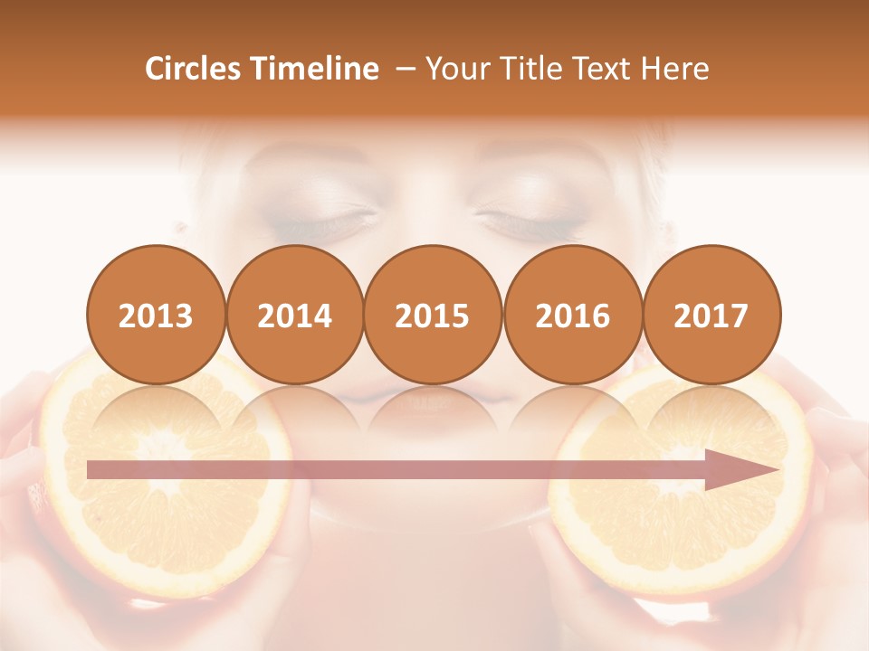 Vivid Closeup Skin PowerPoint Template