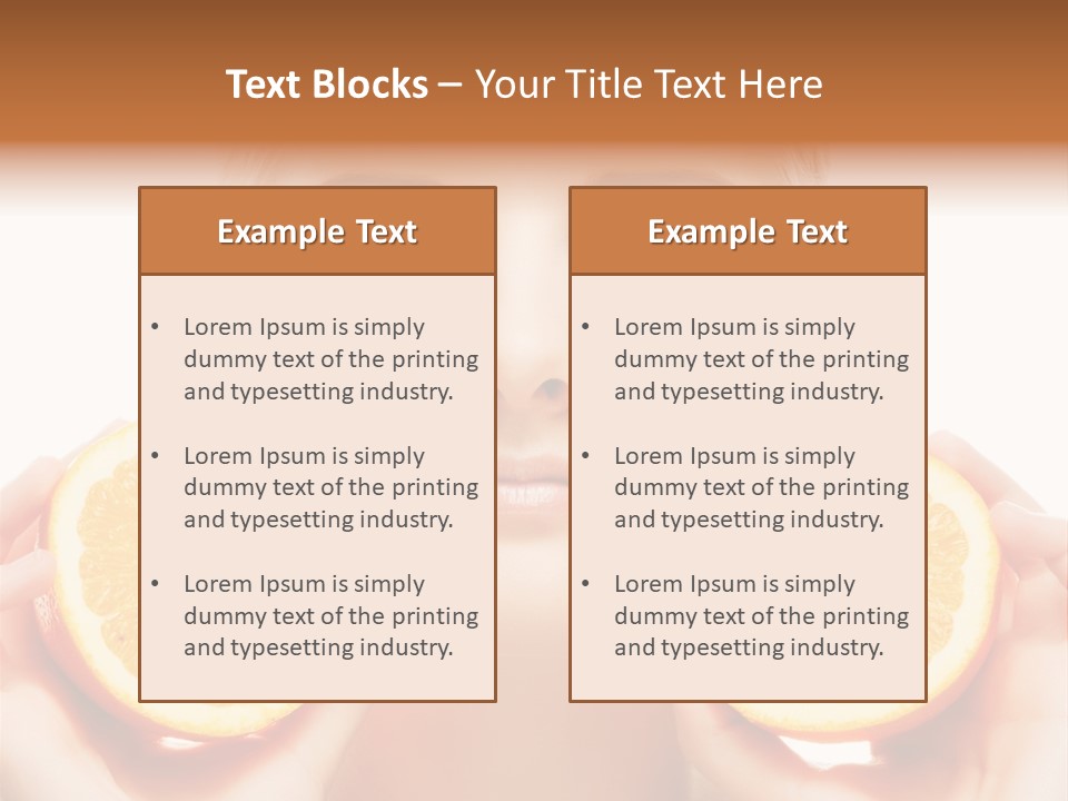 Vivid Closeup Skin PowerPoint Template
