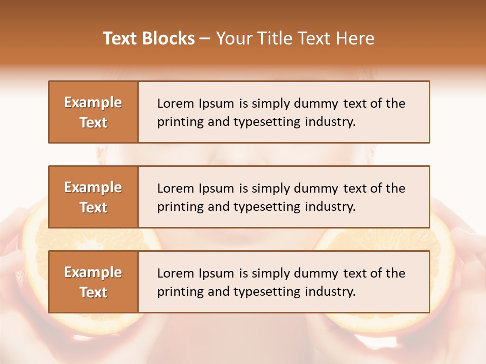 Vivid Closeup Skin PowerPoint Template