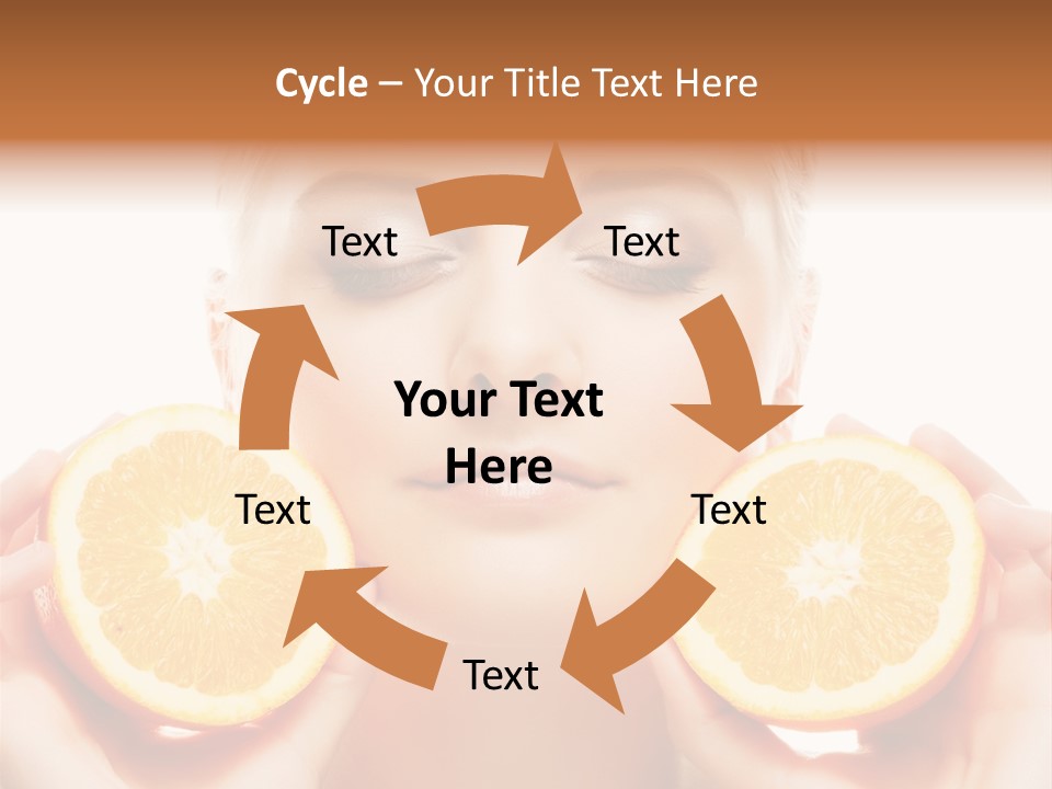 Vivid Closeup Skin PowerPoint Template