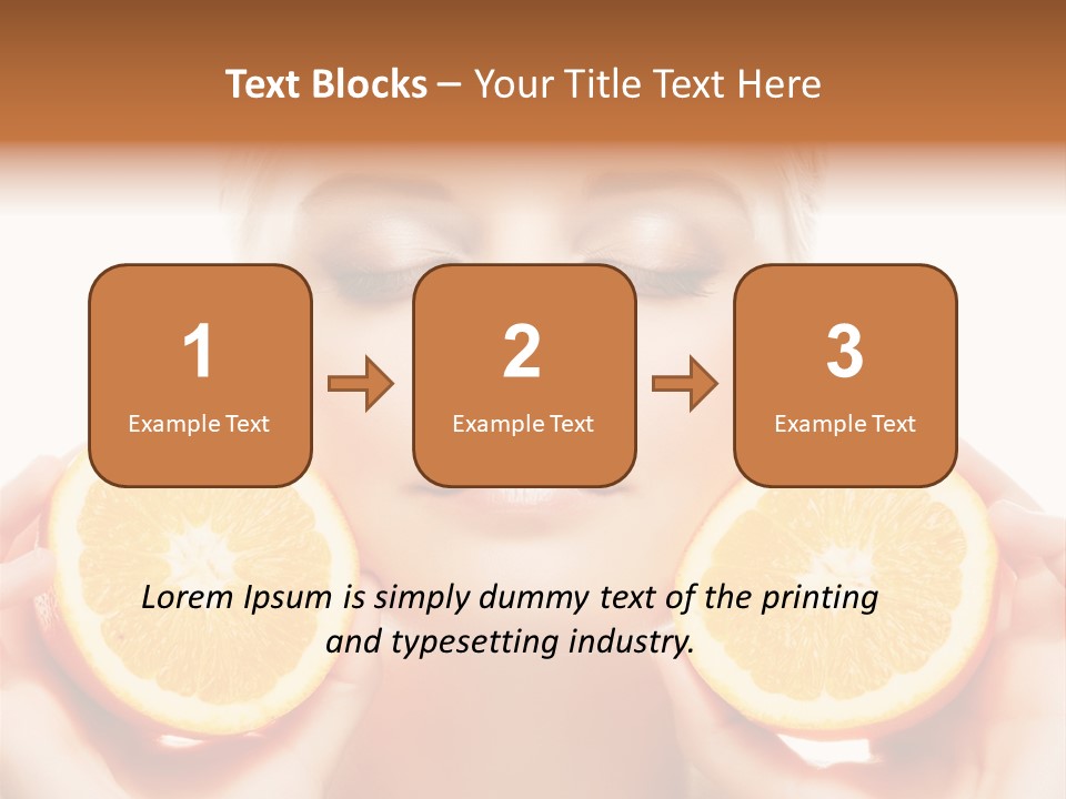 Vivid Closeup Skin PowerPoint Template