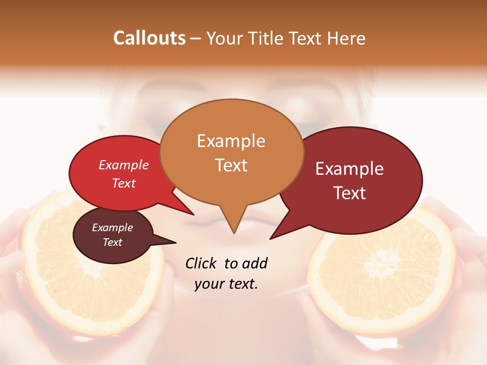 Vivid Closeup Skin PowerPoint Template