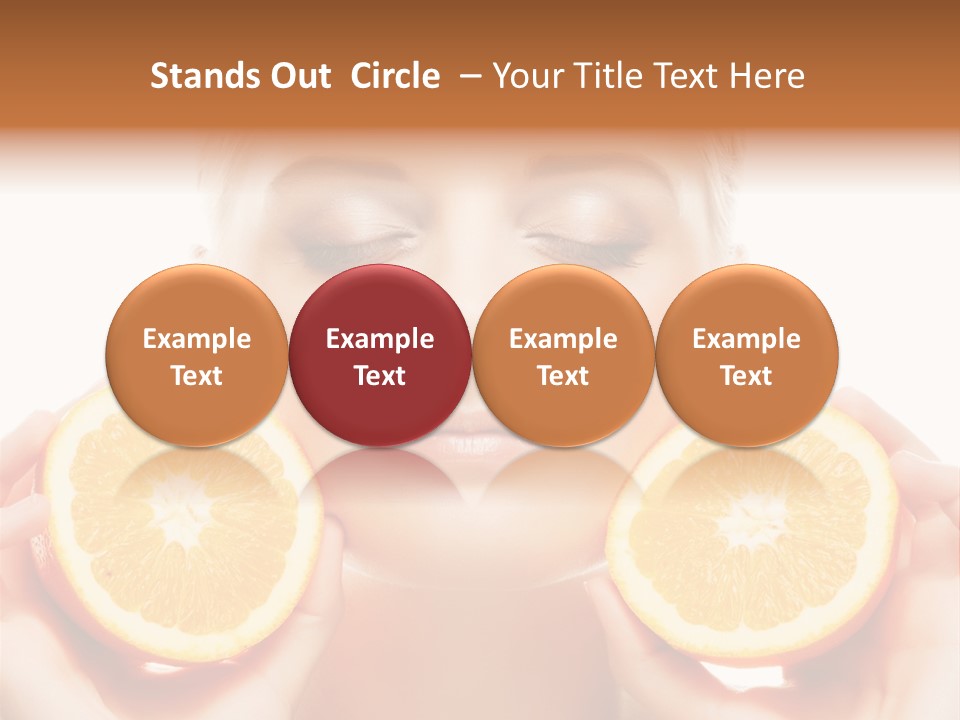 Vivid Closeup Skin PowerPoint Template