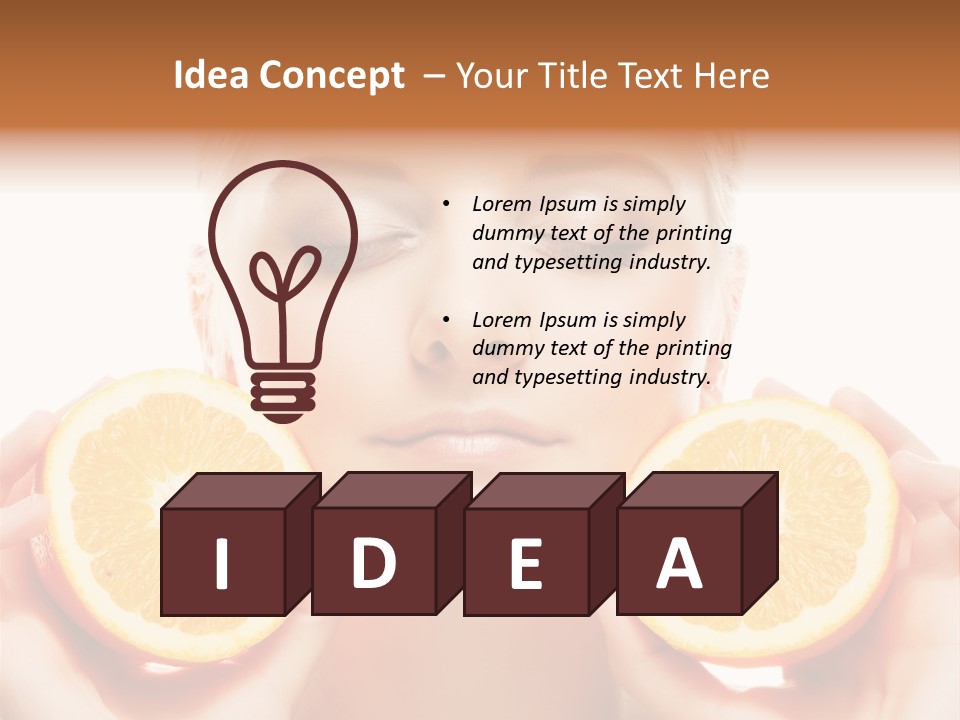 Vivid Closeup Skin PowerPoint Template