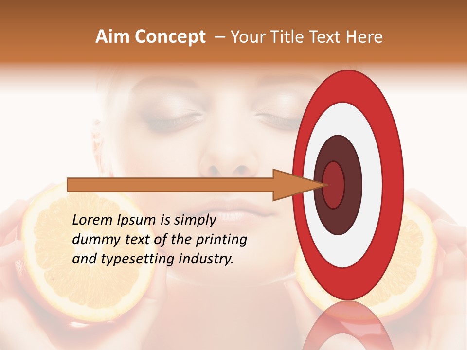 Vivid Closeup Skin PowerPoint Template