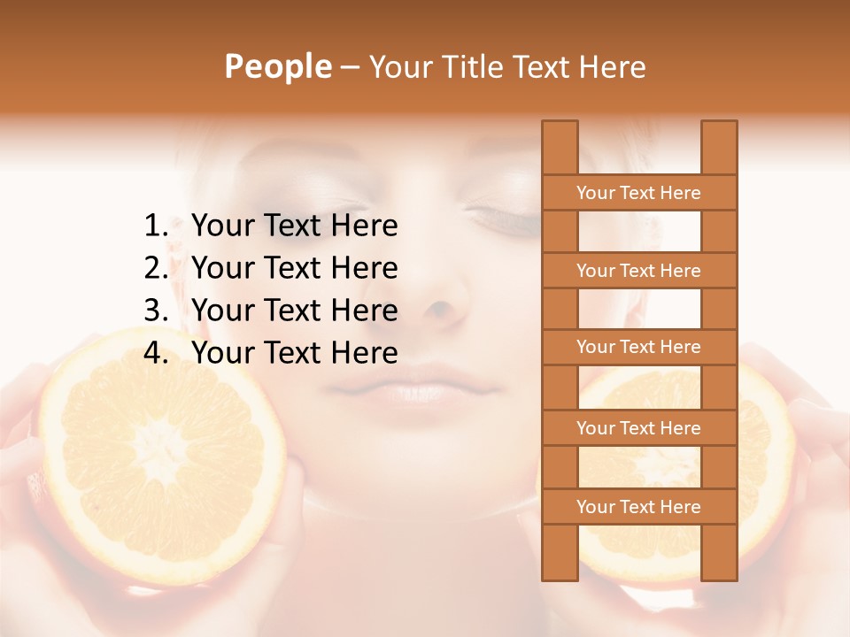 Vivid Closeup Skin PowerPoint Template