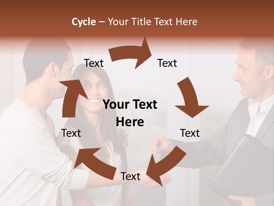 A Couple Of People Standing Next To Each Other PowerPoint Template
