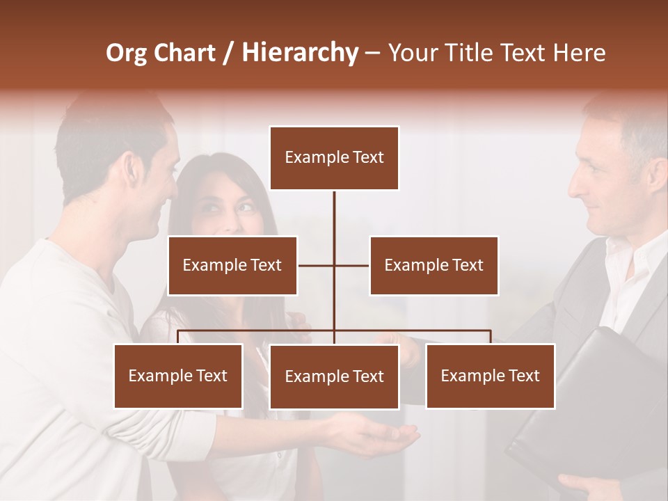 A Couple Of People Standing Next To Each Other PowerPoint Template