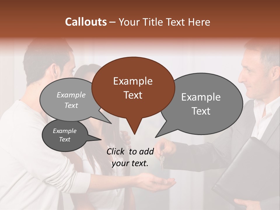 A Couple Of People Standing Next To Each Other PowerPoint Template