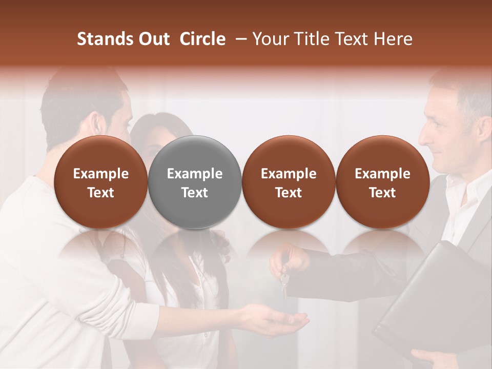 A Couple Of People Standing Next To Each Other PowerPoint Template