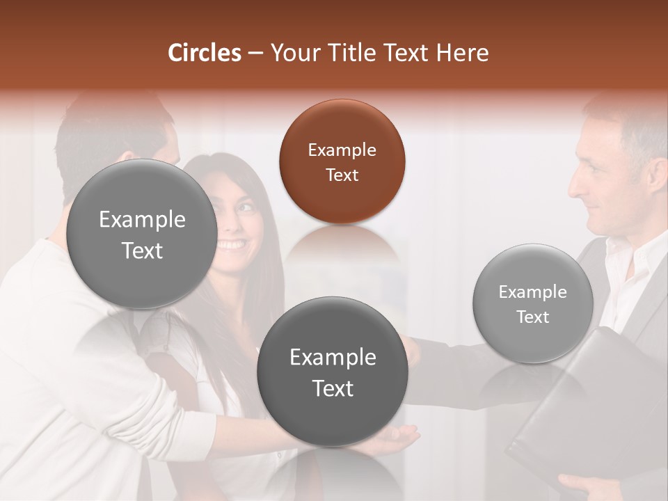 A Couple Of People Standing Next To Each Other PowerPoint Template