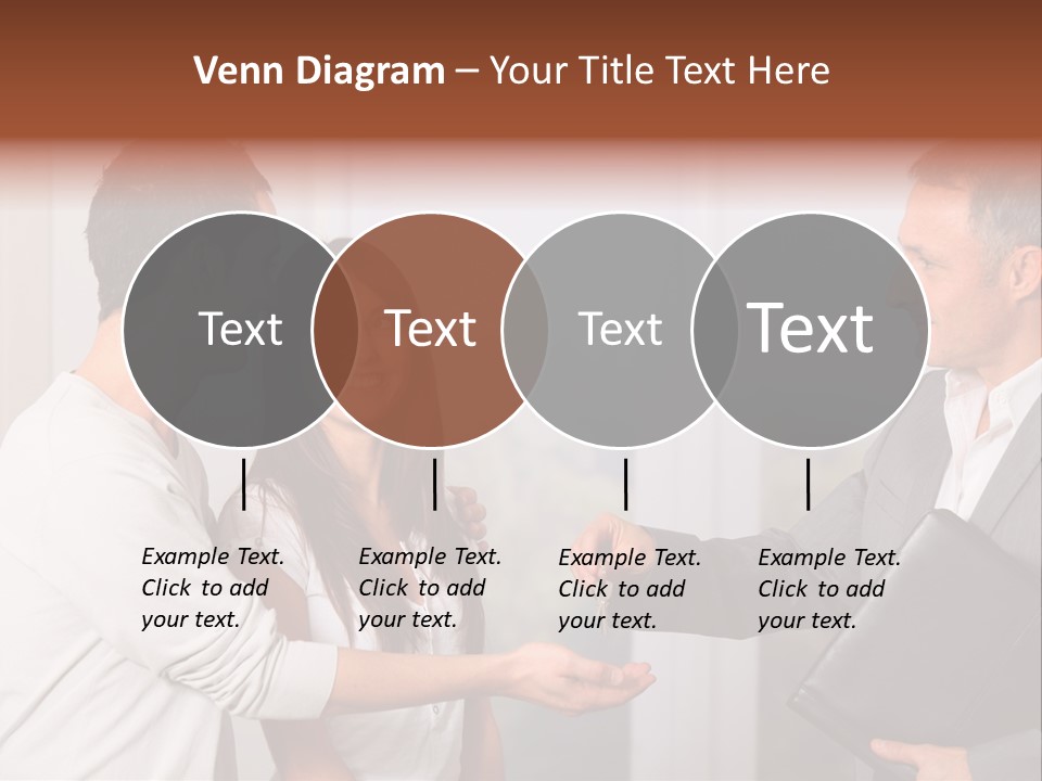 A Couple Of People Standing Next To Each Other PowerPoint Template