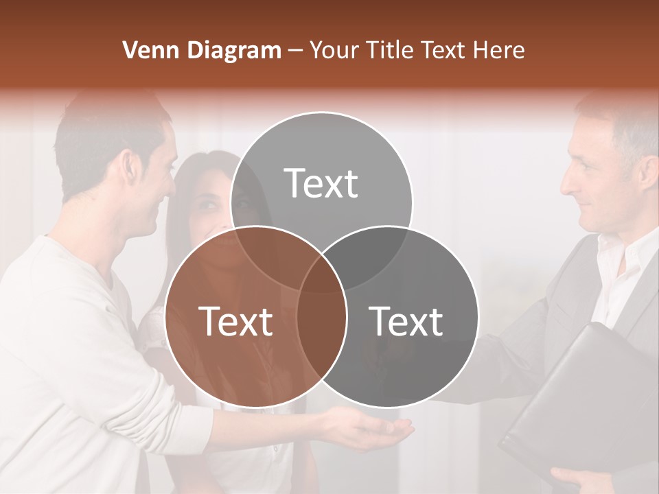 A Couple Of People Standing Next To Each Other PowerPoint Template