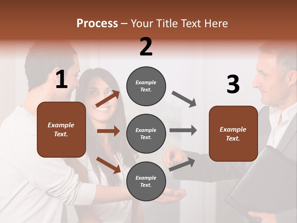 A Couple Of People Standing Next To Each Other PowerPoint Template