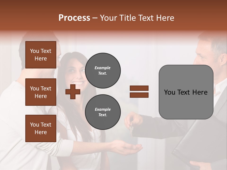 A Couple Of People Standing Next To Each Other PowerPoint Template