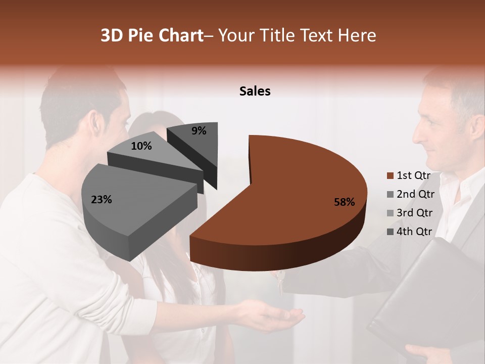 A Couple Of People Standing Next To Each Other PowerPoint Template