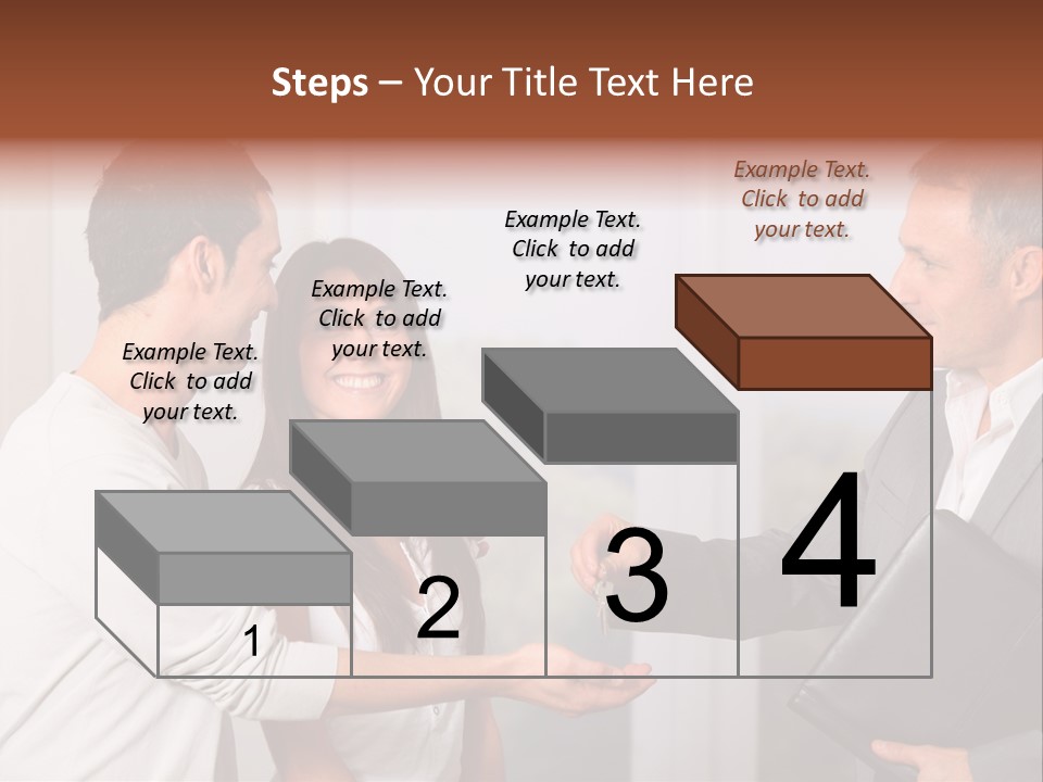 A Couple Of People Standing Next To Each Other PowerPoint Template