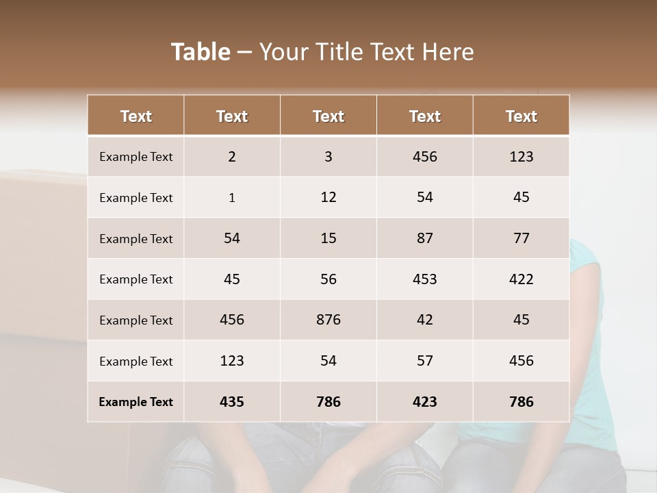 A Man And Woman Sitting On The Floor Next To Boxes PowerPoint Template
