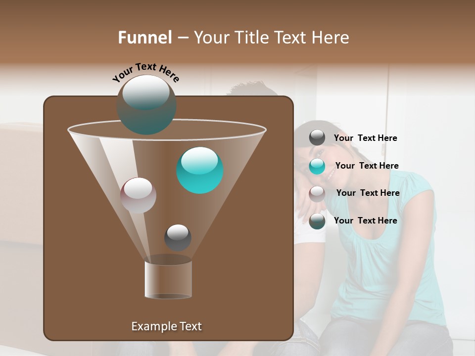 A Man And Woman Sitting On The Floor Next To Boxes PowerPoint Template