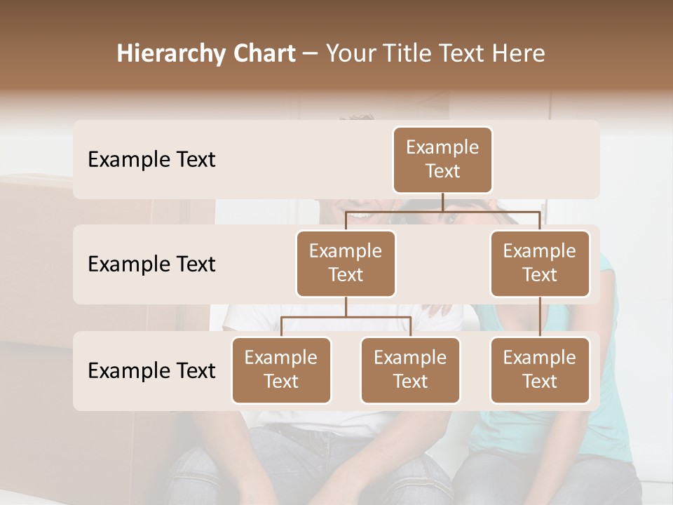 A Man And Woman Sitting On The Floor Next To Boxes PowerPoint Template